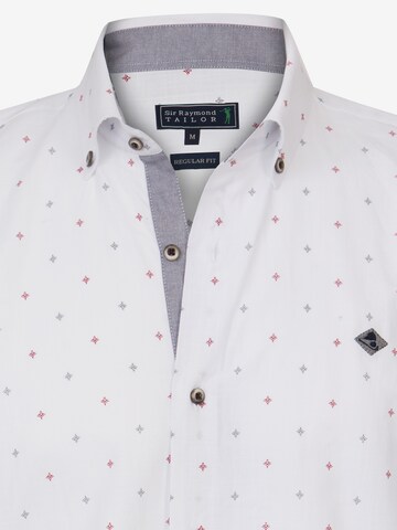 Sir Raymond Tailor Regular fit Button Up Shirt 'Browy' in White