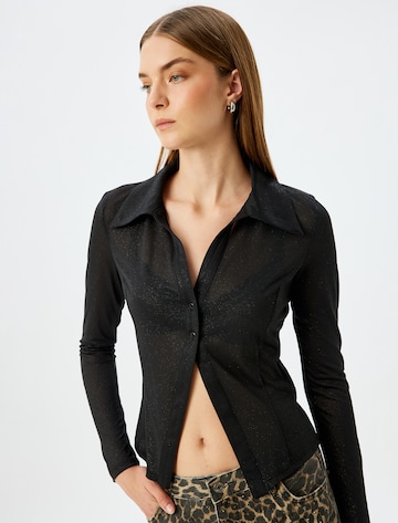 Koton Bluse in Schwarz