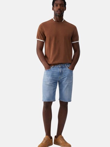 Liu Jo Normalny krój Jeansy 'LIU JO UOMO JEANS BERMUDA BRUCE BERMUDA' w kolorze niebieski: przód