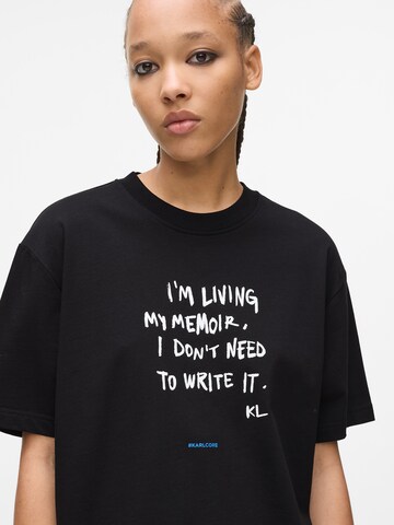 KARL LAGERFELD JEANS T-shirt i svart