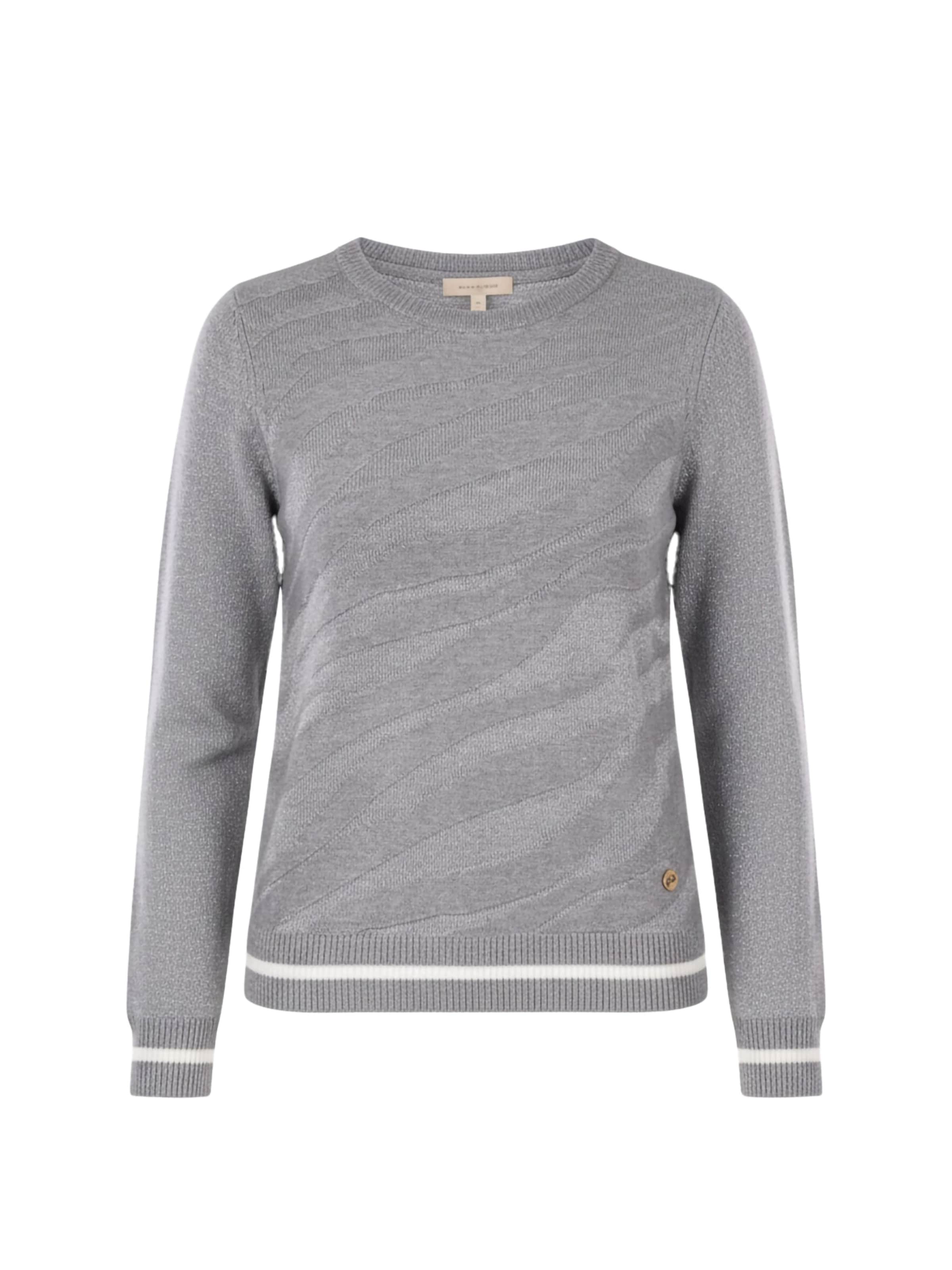 Pull-over 'Maglia' Yes Zee en gris : devant