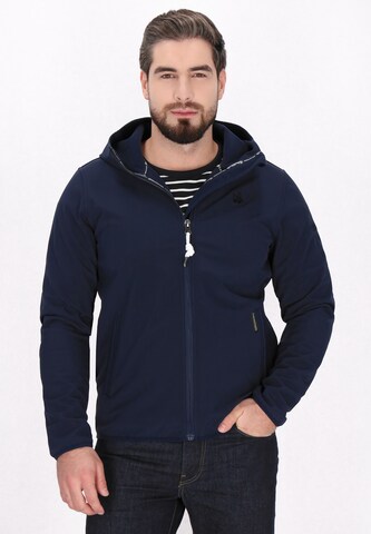 Schmuddelwedda - Chaqueta de entretiempo en azul: frente