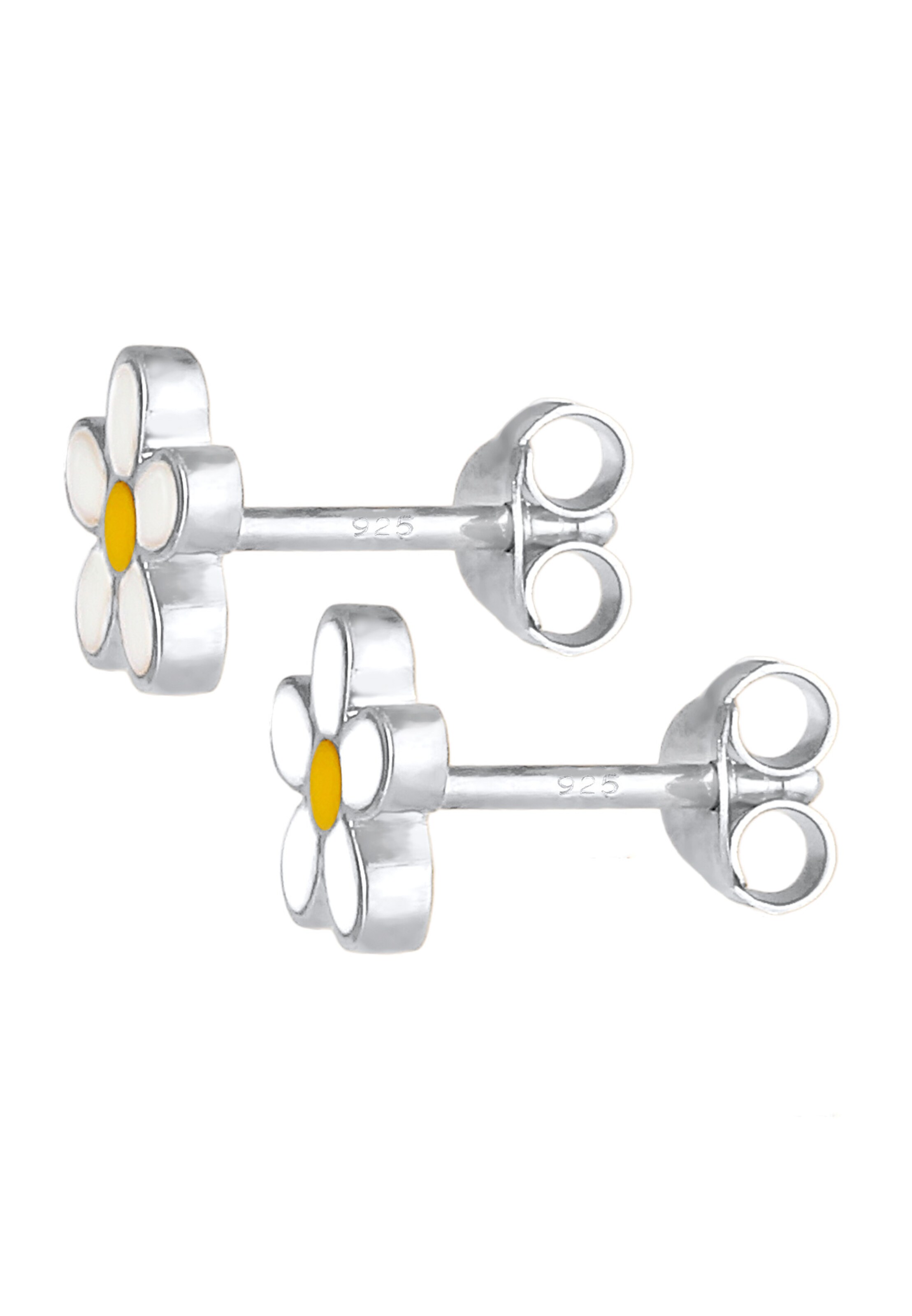 ELLI Ohrringe 'Blume' in Silber