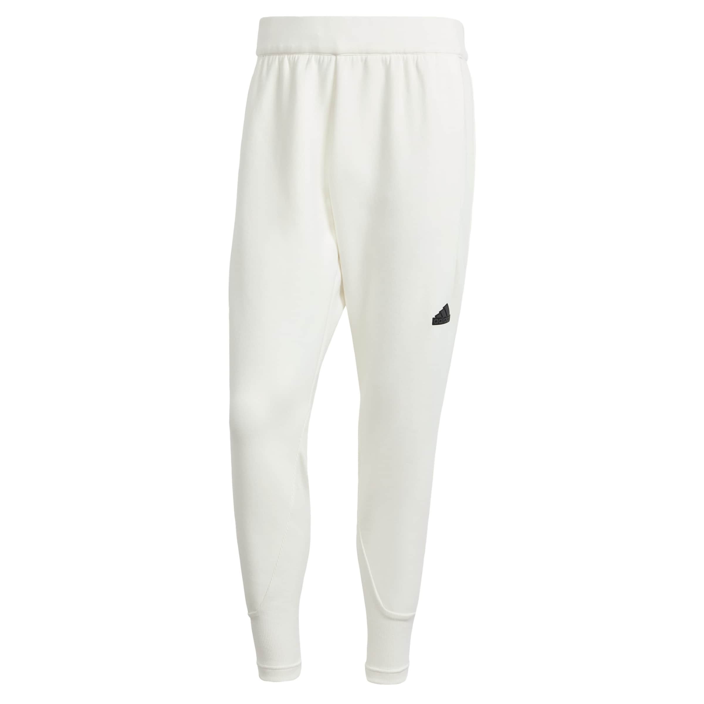ADIDAS SPORTSWEAR Tapered Sportbroek 'Z.N.E. Premium' in Wit: voorkant