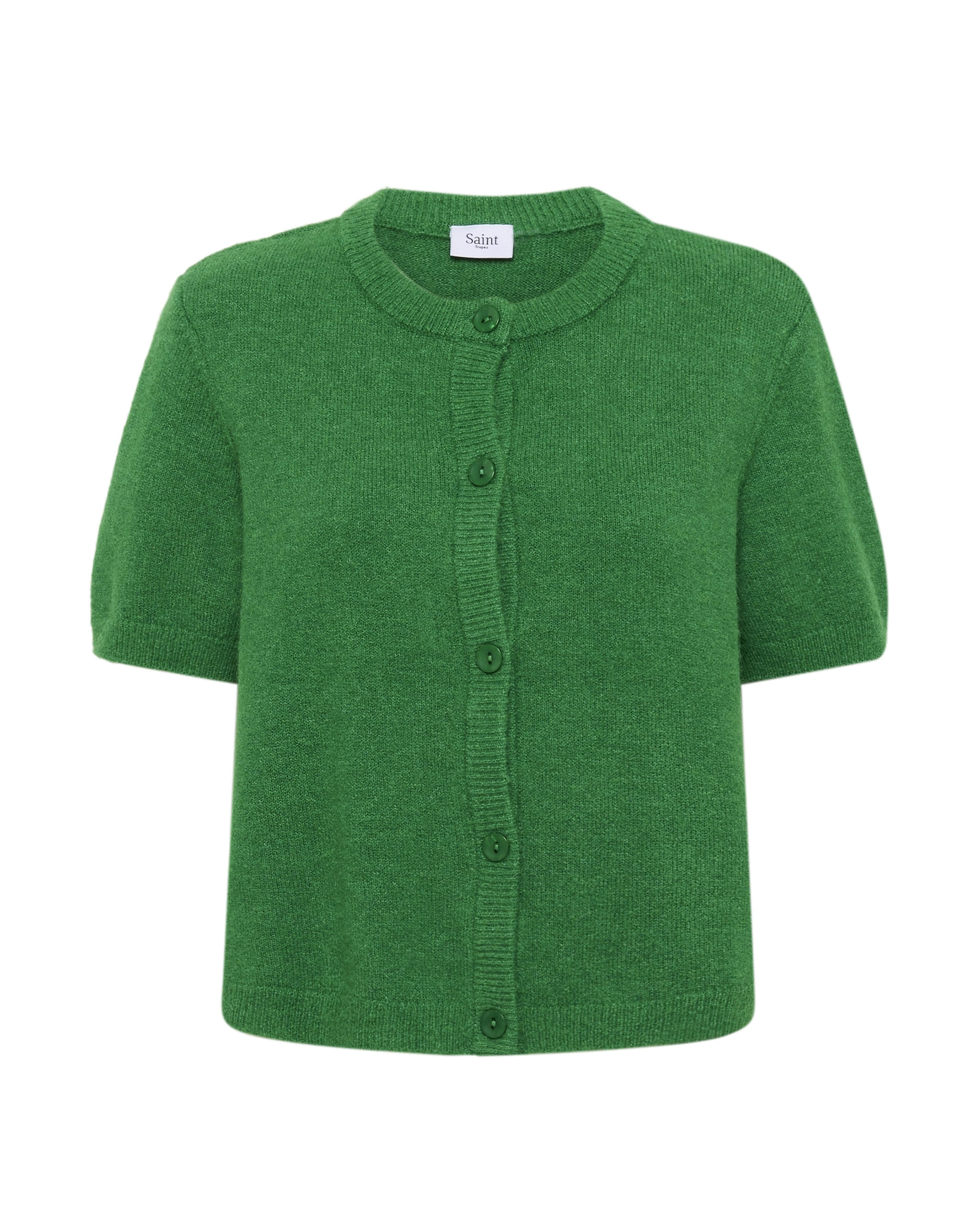 SAINT TROPEZ Cardigan 'Zanett' i grøn: forside