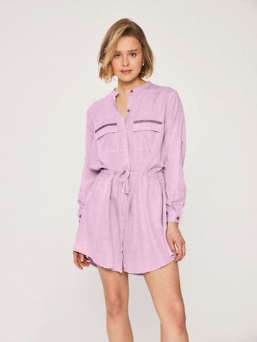Robe-chemise 'Elya' LTB en violet : devant
