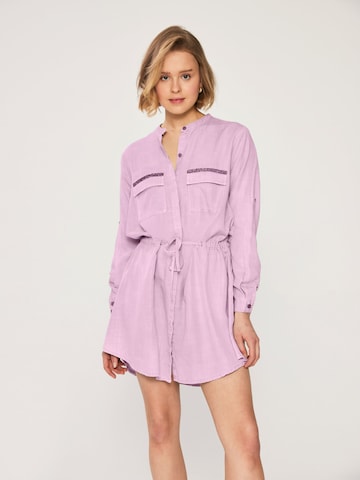 LTB Shirt Dress 'Elya' in Purple: front