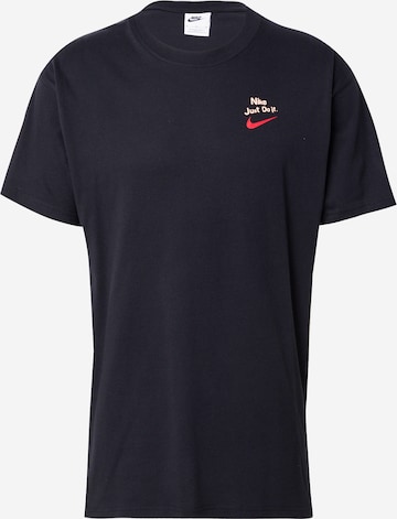 Nike SportswearMajica - crna boja: prednji dio