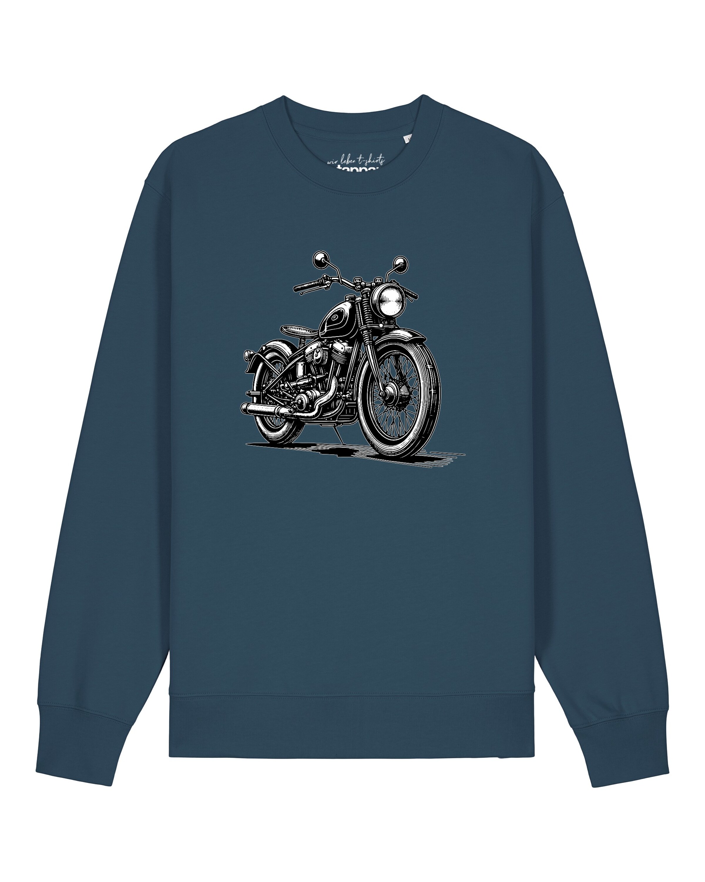 Sweat-shirt 'Classic Motorrad' Watapparel en bleu : devant