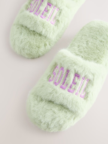 Next Slipper in Green