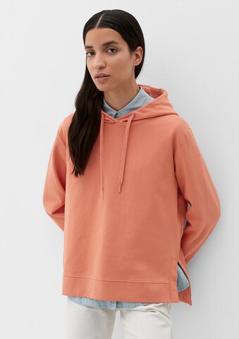 s.Oliver Sweatshirt in Orange: front