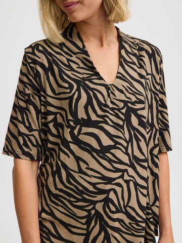 Fransa Bluse 'FLORA' in Beige