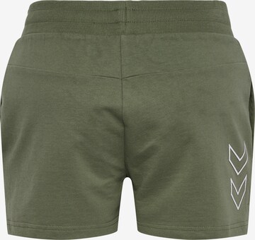 Hummel Regular Workout Pants in Green