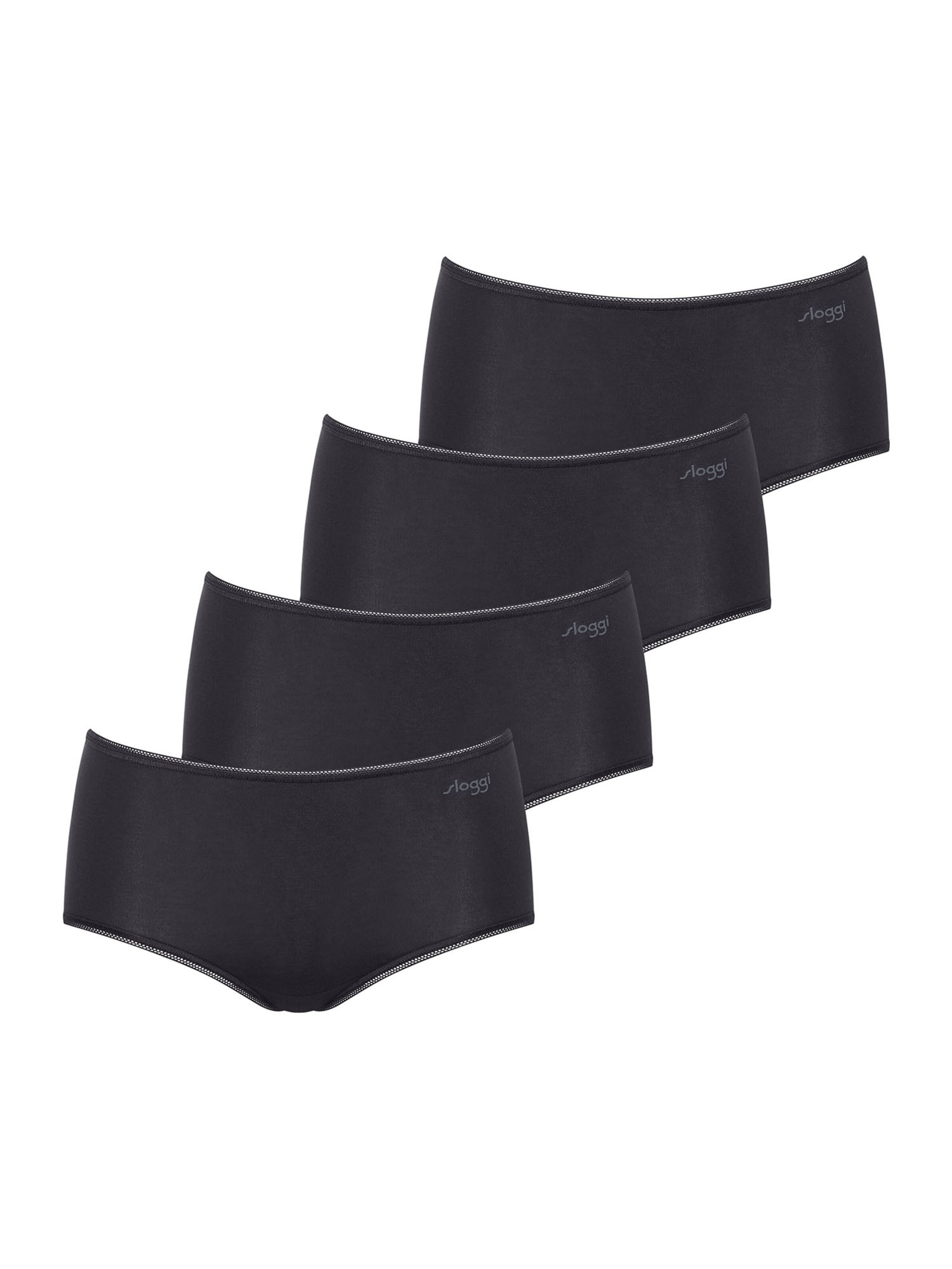 SLOGGI Slip 'Pure Comfort' in Schwarz: Vorderseite