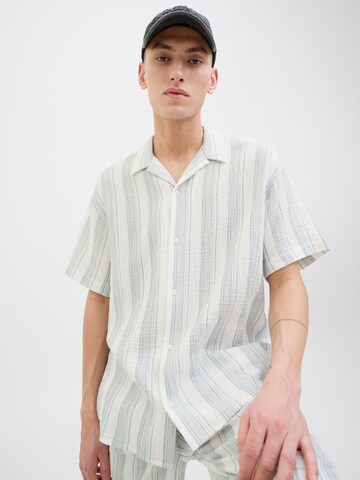 JACK & JONES Comfort fit Overhemd 'JOREaster Patras' in Wit