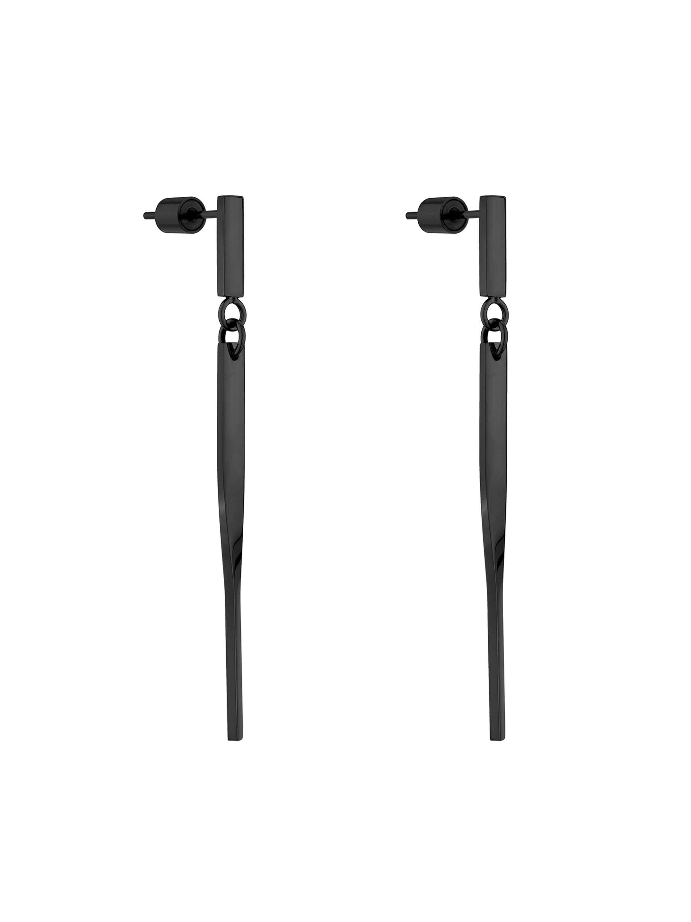 Liebeskind Berlin Oorbellen in Zwart: voorkant