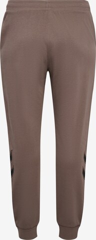 Hummel Tapered Workout Pants in Brown