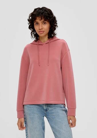 Sweat-shirt s.Oliver en rose : devant