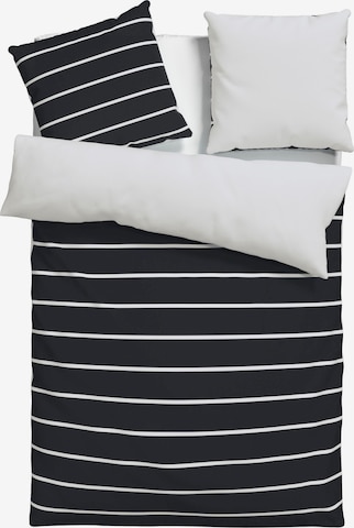 MY HOME Duvet Cover in Black: front