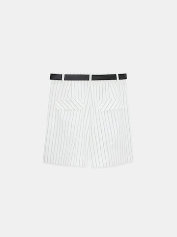 Dilvin Wide leg Trousers in White