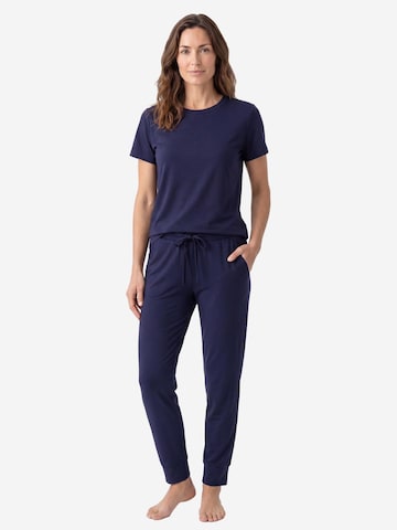 SCHIESSER Pajama 'Mix & Relax' in Blue