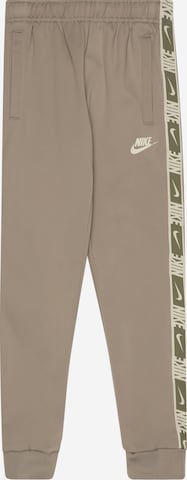 Nike Sportswear Trousers in Beige: front