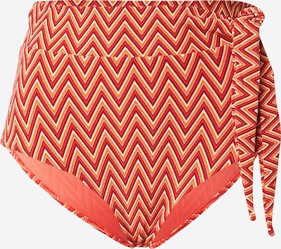 Seafolly Bas de bikini 'Chilli' en orange / rouge / blanc, Vue avec produit