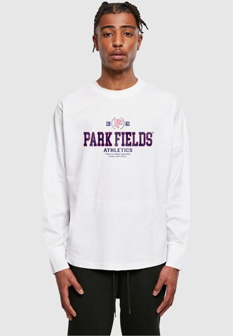 T-Shirt 'Park Fields' Merchcode en blanc : devant