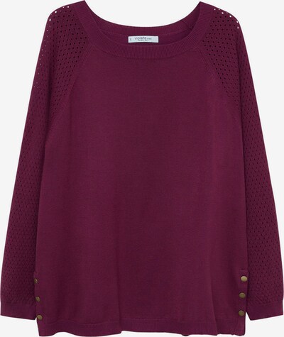 VIOLETA by Mango Pullover in weinrot, Produktansicht