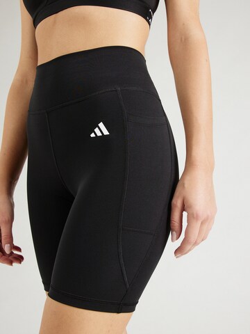 Skinny Pantaloni sportivi 'OPT ESS' di ADIDAS PERFORMANCE in nero