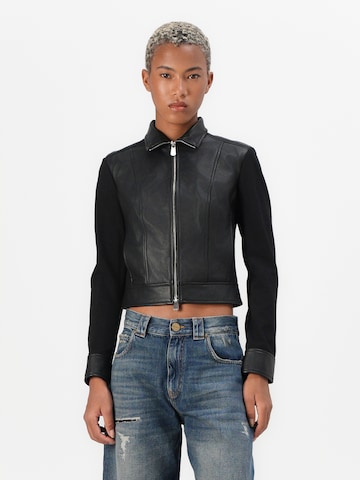 PINKO Демисезонная куртка в Черный: спереди