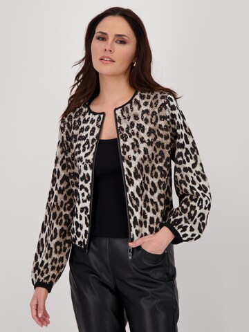 monari Strickjacke in Schwarz: Vorderseite