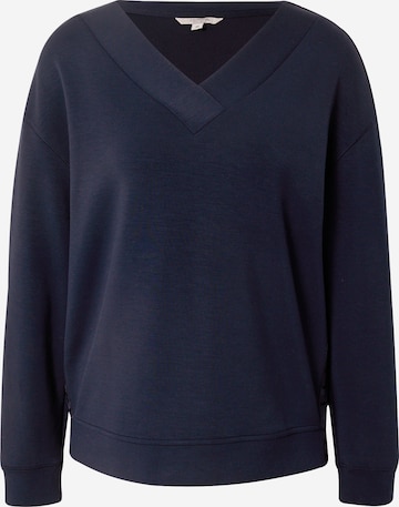 comma casual identity Sweatshirt in Blauw: voorkant