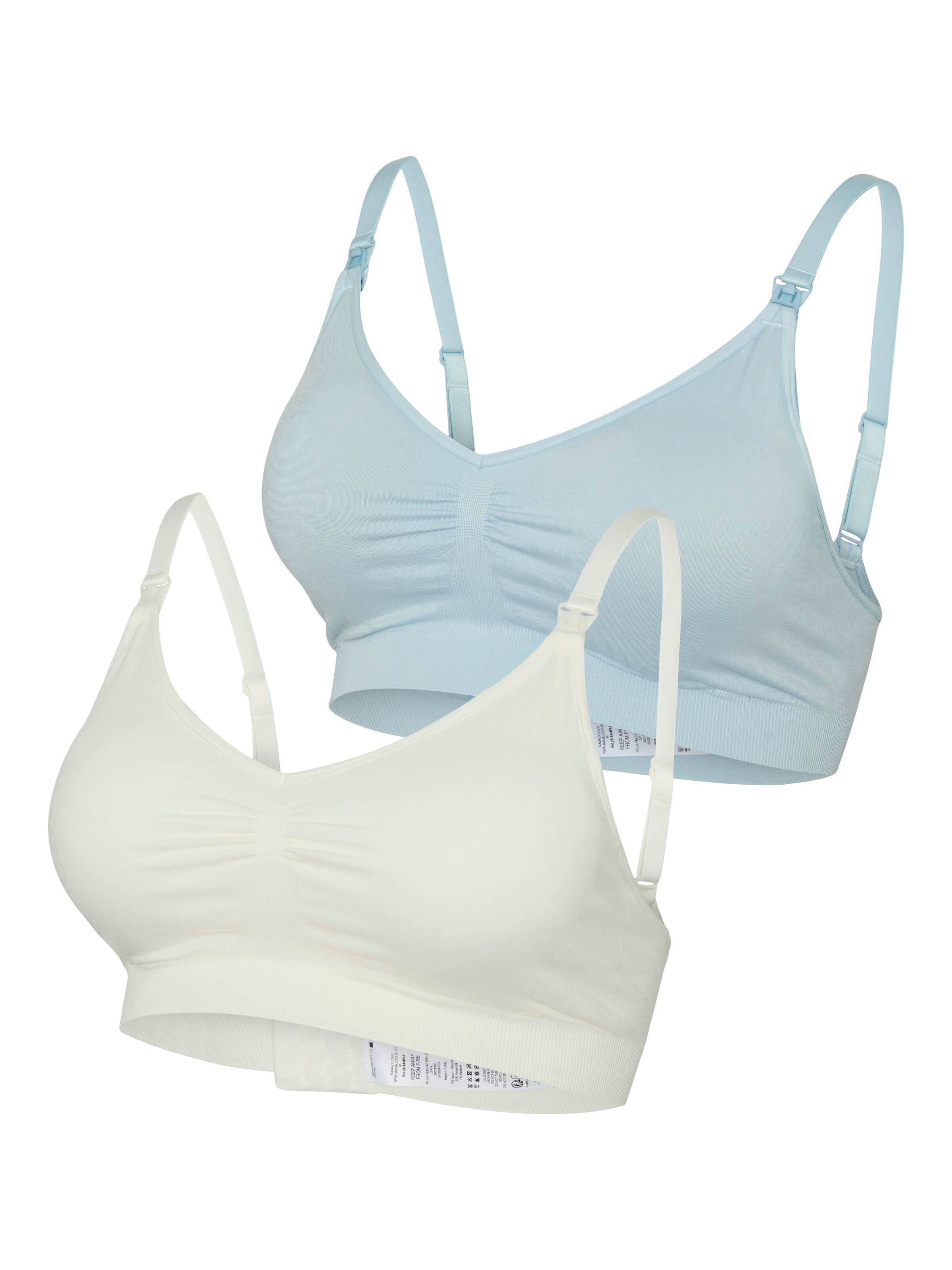 MAMALICIOUS Nursing Bra 'MLILJA' in Blue: front