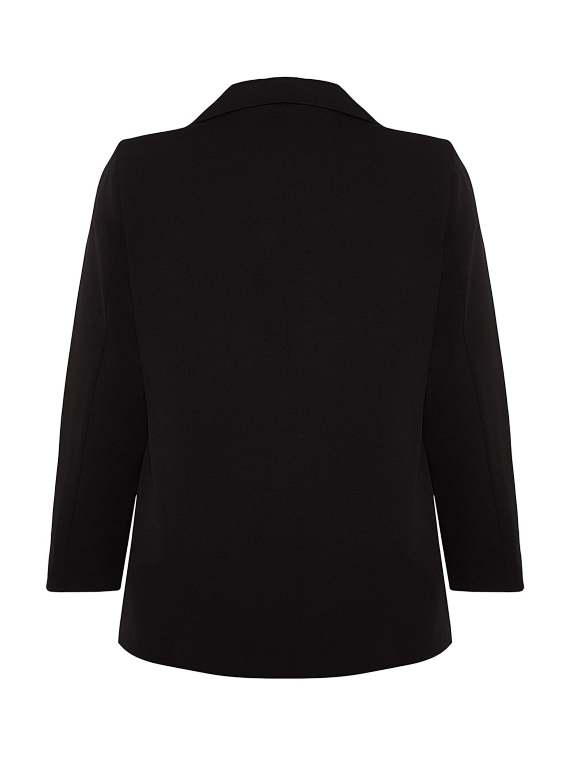 Trendyol Curve Blazer in Schwarz