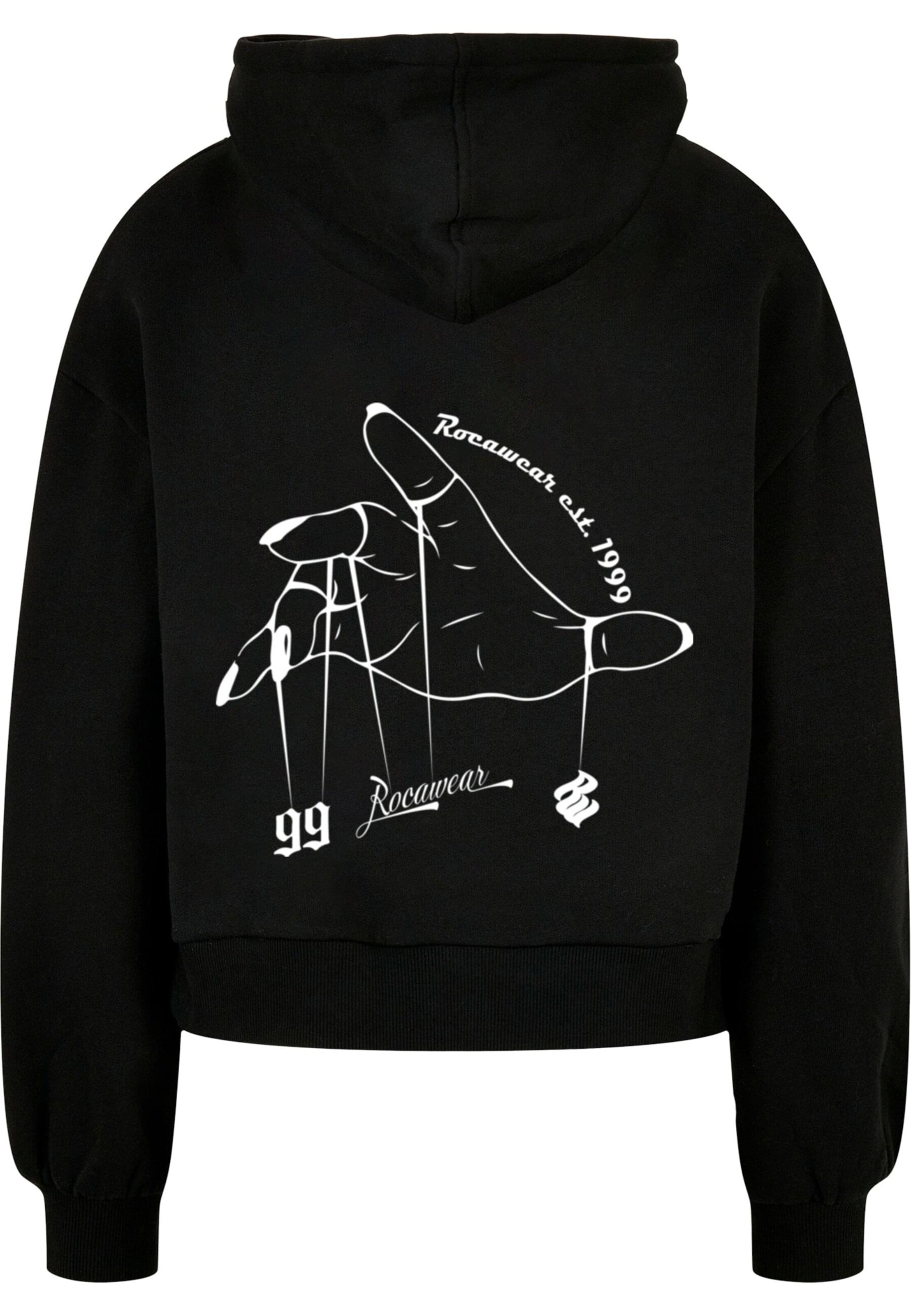 ROCAWEAR Sweatshirt 'Hand' in Black