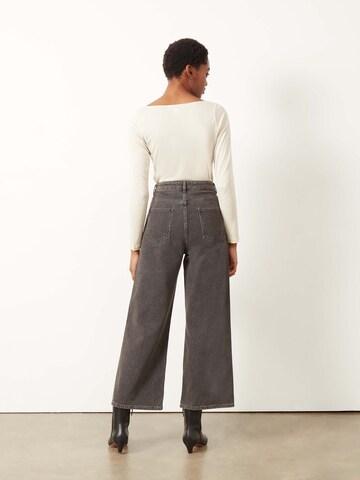 Wide leg Jeans 'Cinzia' de la Aligne pe negru