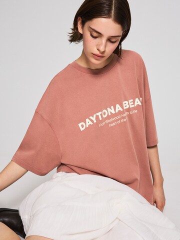 Bershka Shirt in Brown: front