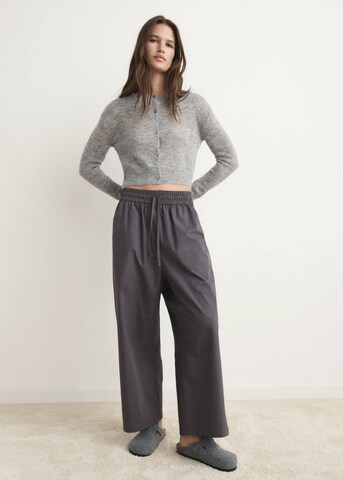 MANGO Pyjamahose 'Terci' in Grau