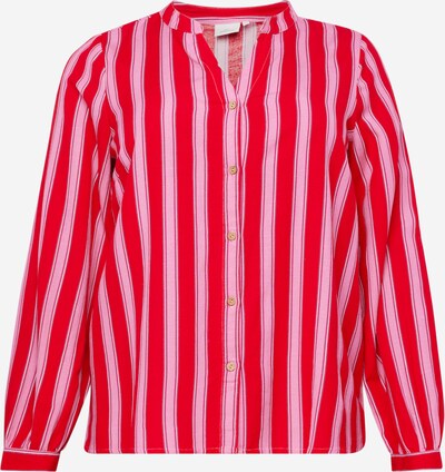 Camicia da donna 'BILLIE' ONLY Carmakoma di colore rosa chiaro / rosso, Visualizzazione prodotti