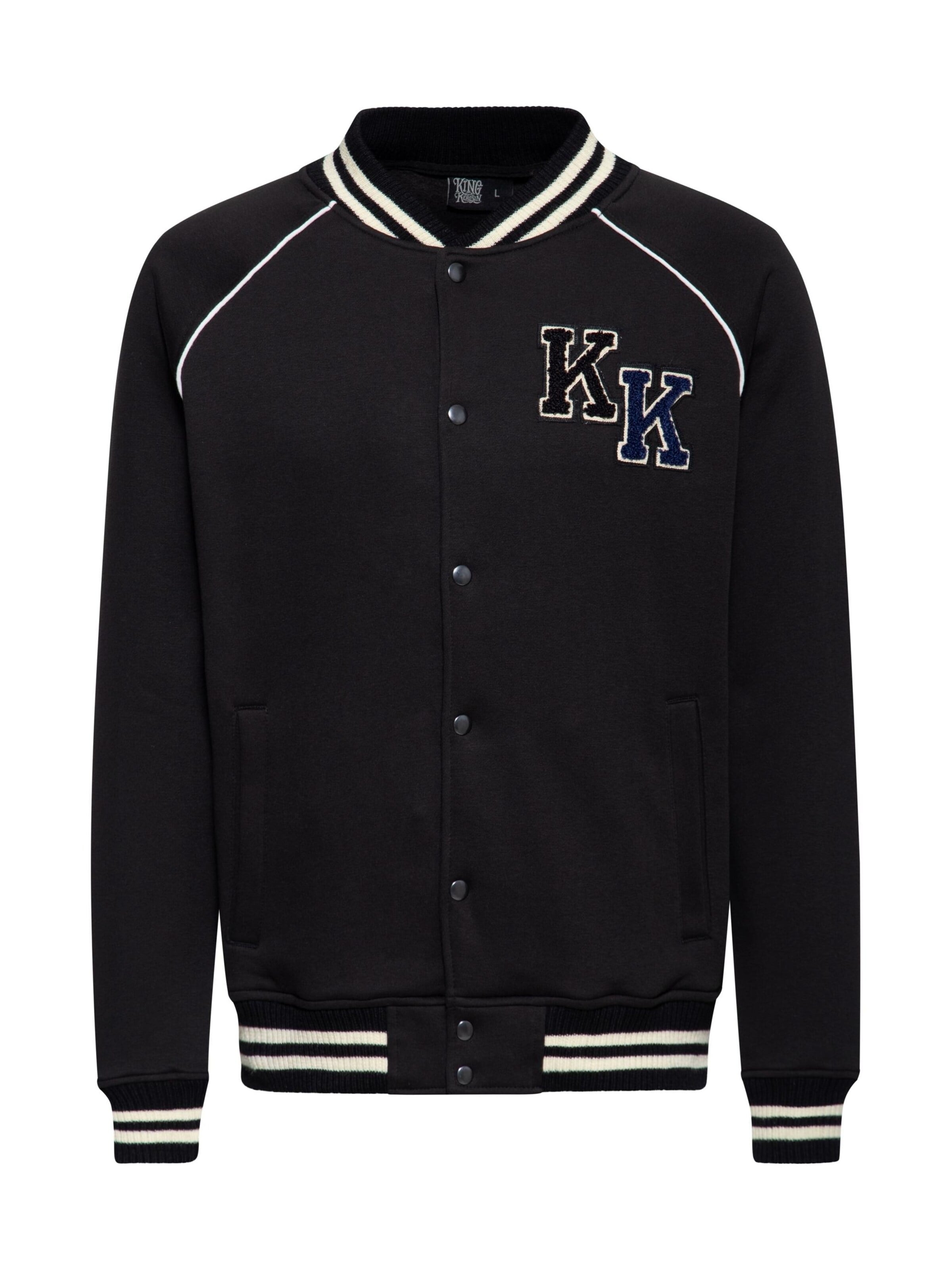King Kerosin Between-Season Jacket 'Salt Lake Race' in XXXL in Black, Item view
