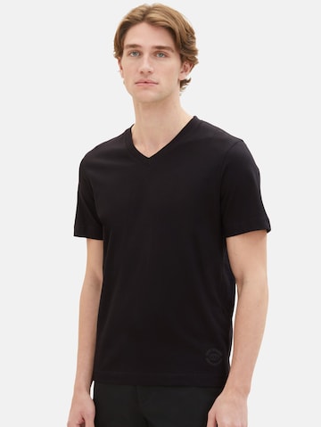 TOM TAILOR - Camisa em preto: frente