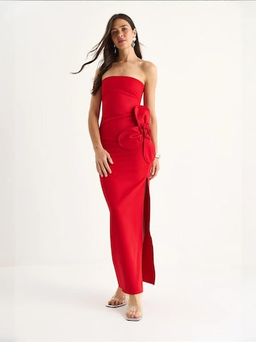 Bianco Lucci Jurk 'Maxi' in Rood