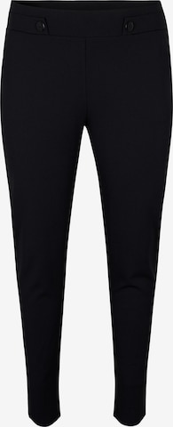 Zizzi Slimfit Broek in Zwart: voorkant