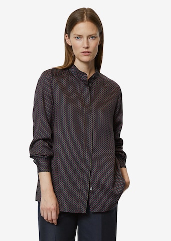 Marc O'Polo Blouse in Blauw: voorkant