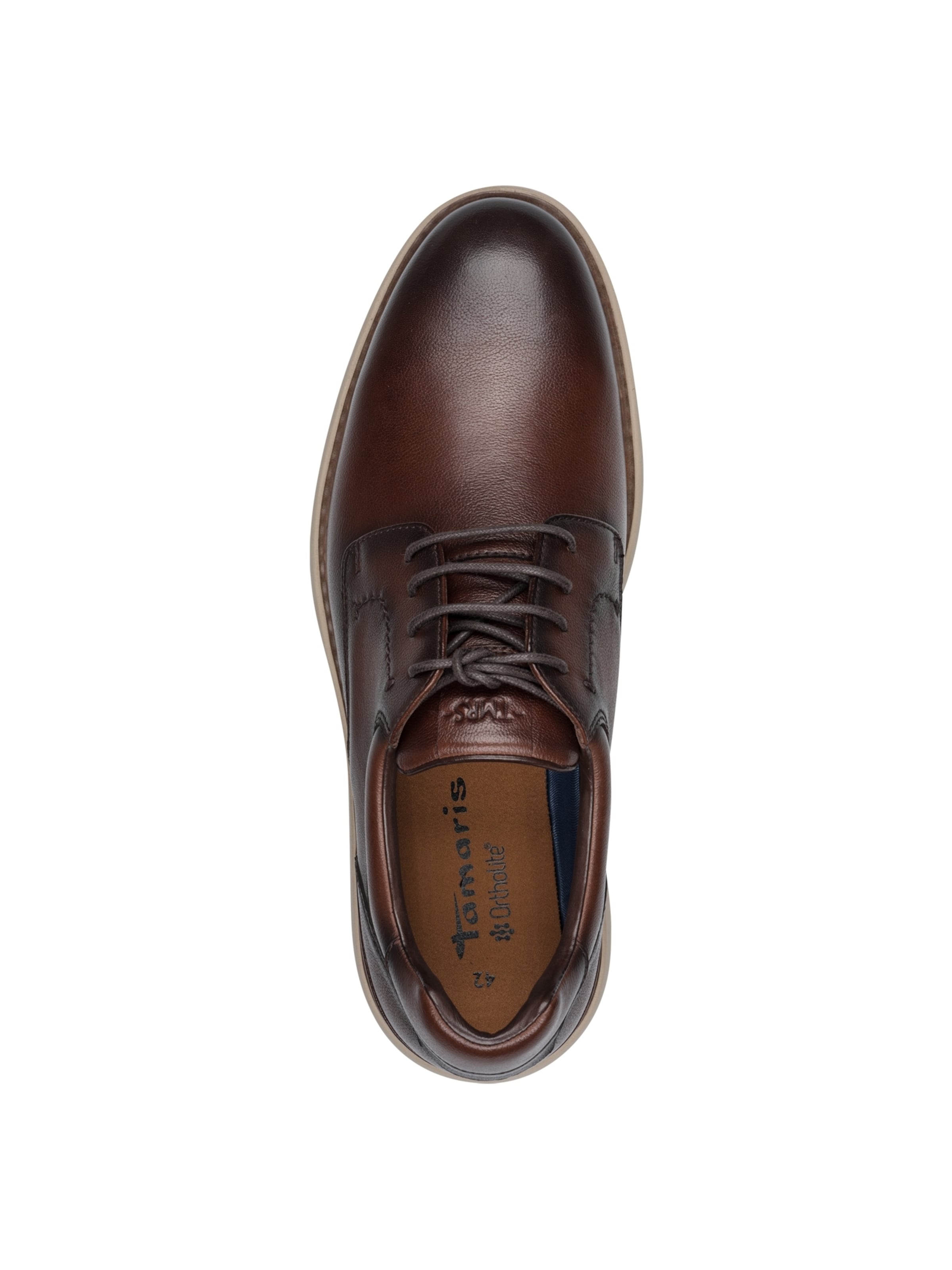 Chaussure de sport à lacets Tamaris en marron