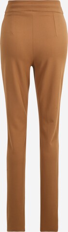 JDY Tall Slim fit Pleat-Front Pants 'TANJA' in Brown