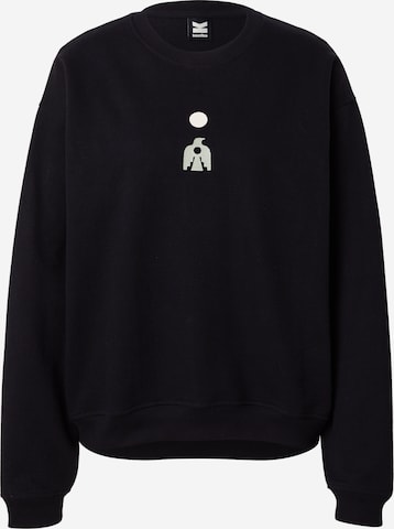Sweat-shirt Kaotiko en noir : devant