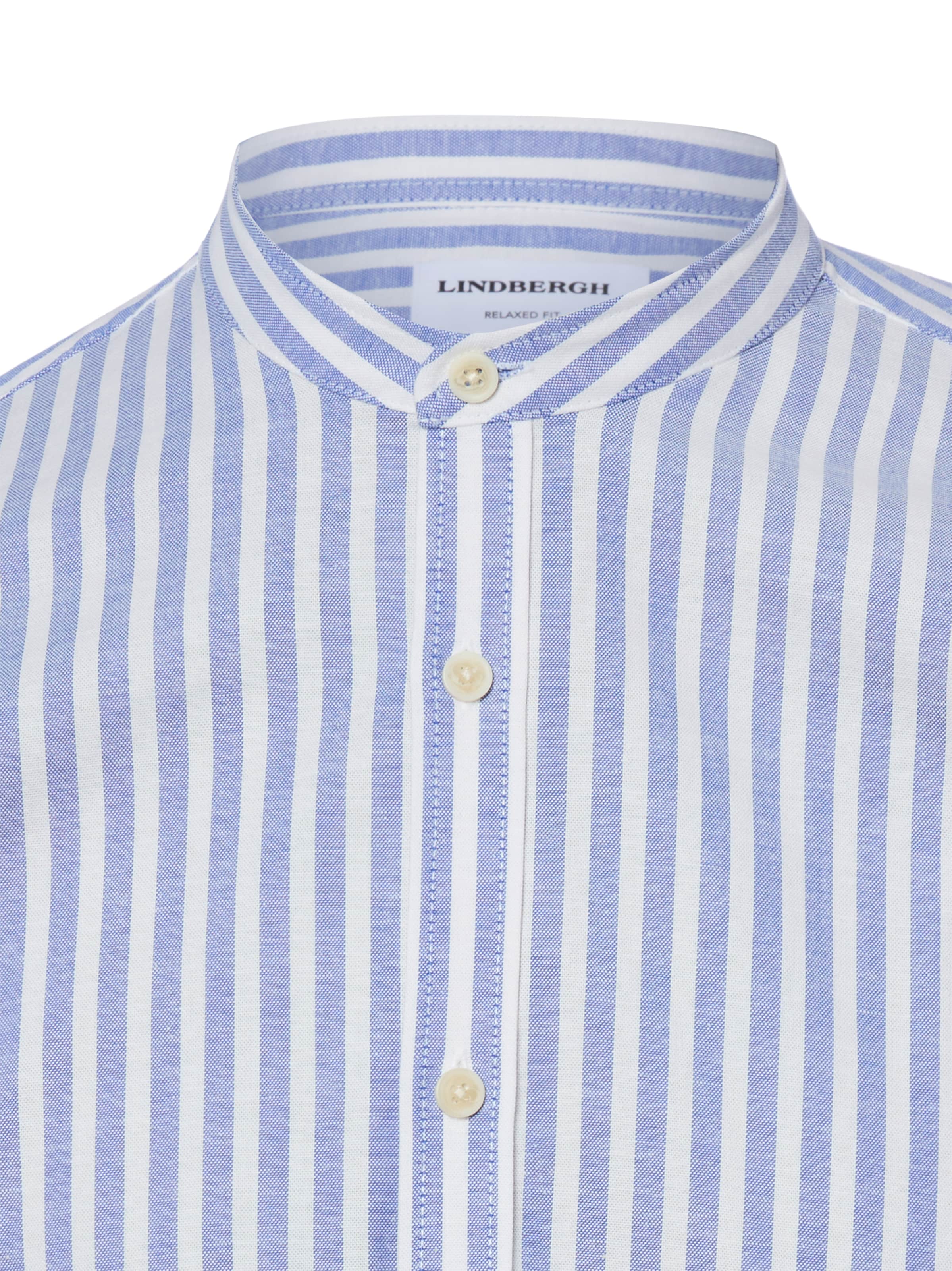 Coupe slim Chemise Lindbergh en bleu