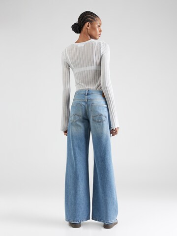 MUSTANG Wide Leg Jeans 'Medley' in Blau